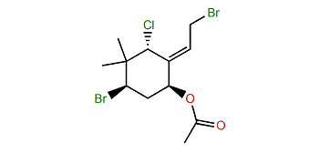 (S,S,Z)-1,6-Dibromo-8-chloro-2-ochtoden-4-yl acetate